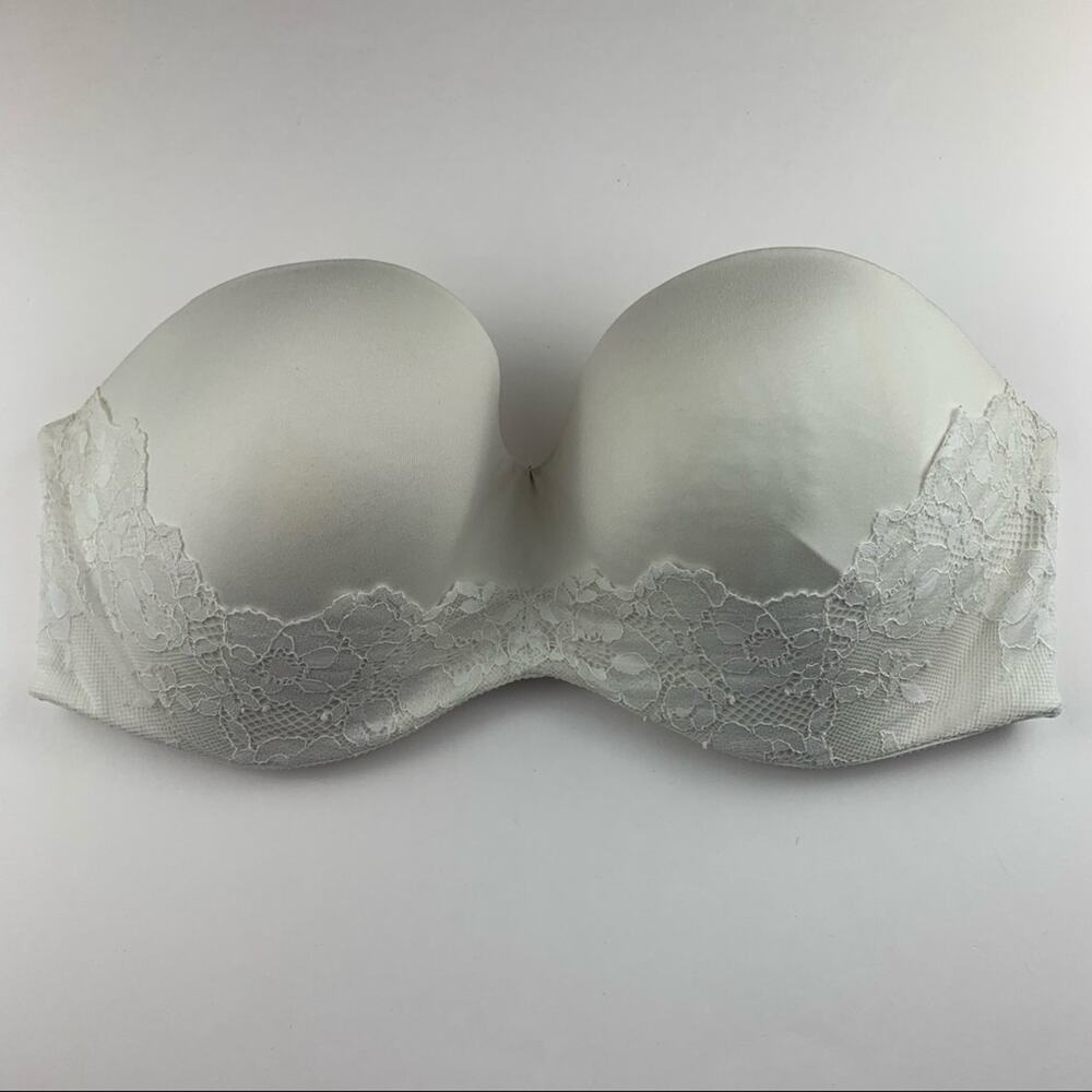 Victoria’s Secret Lined Strapless Bra 34DD #6495